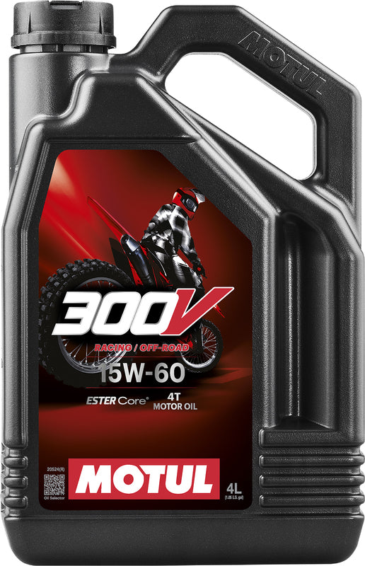 Huile à moteur 15W60 4T pour les courses hors route 4L [motul]
