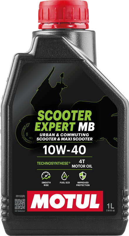 Huile de moteur 10W40 pour le scooter 4T 1L [motul]