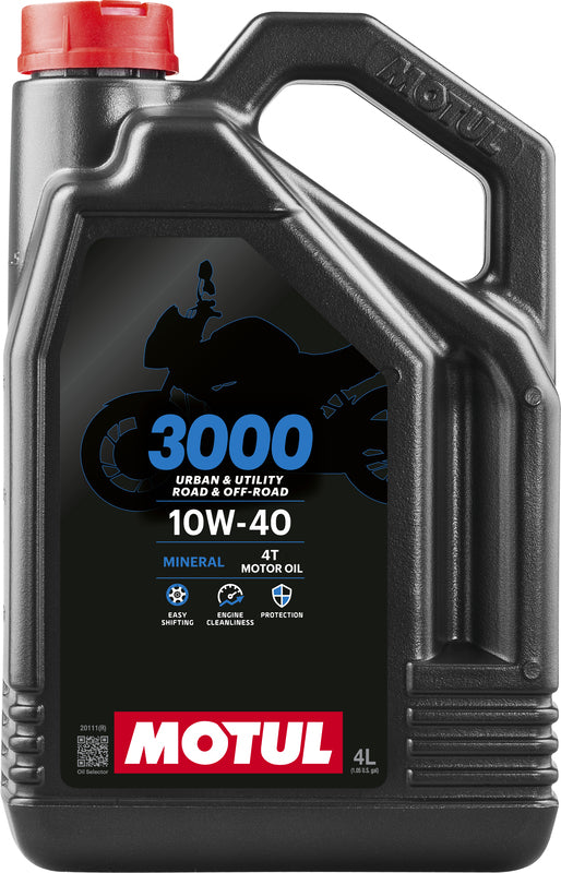 Motor oil 10W40 4L for 4-stroke motorcycles [Motul]