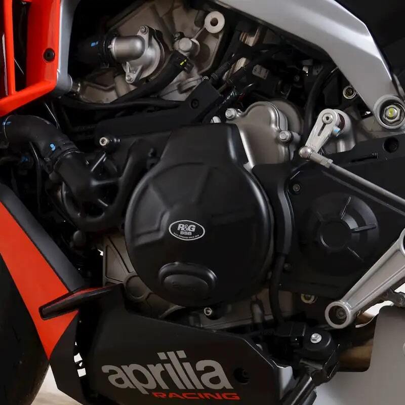 Aprilia TUAREG 660 [2021-2026] - Protezione copertura motore sinistro Race Series (Lima) - Nero