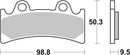 Yamaha Yzf-R [BREMBO] - Plaquettes de frein TYPE 07YA32 SR Sinter - Sport