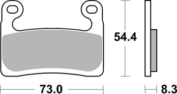 Bmw S 1000 [BREMBO] - Plaquettes de frein Racing carbone céramique - 07GR90RC