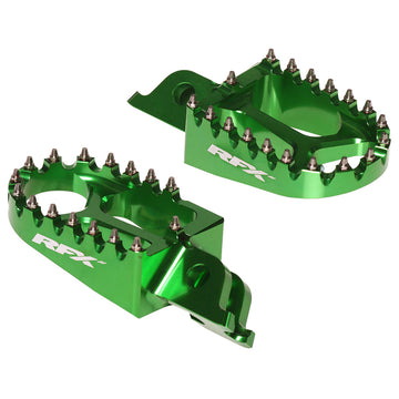 Kawasaki Kx 250 [RFX] - Repose-pieds Pro (Vert) - Kawasaki KXF250/450