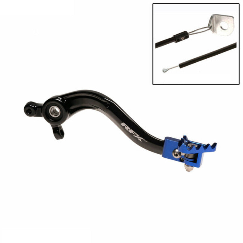 Husqvarna Te 125 [RFX] - Leva freno posteriore Pro FT (nero/blu)