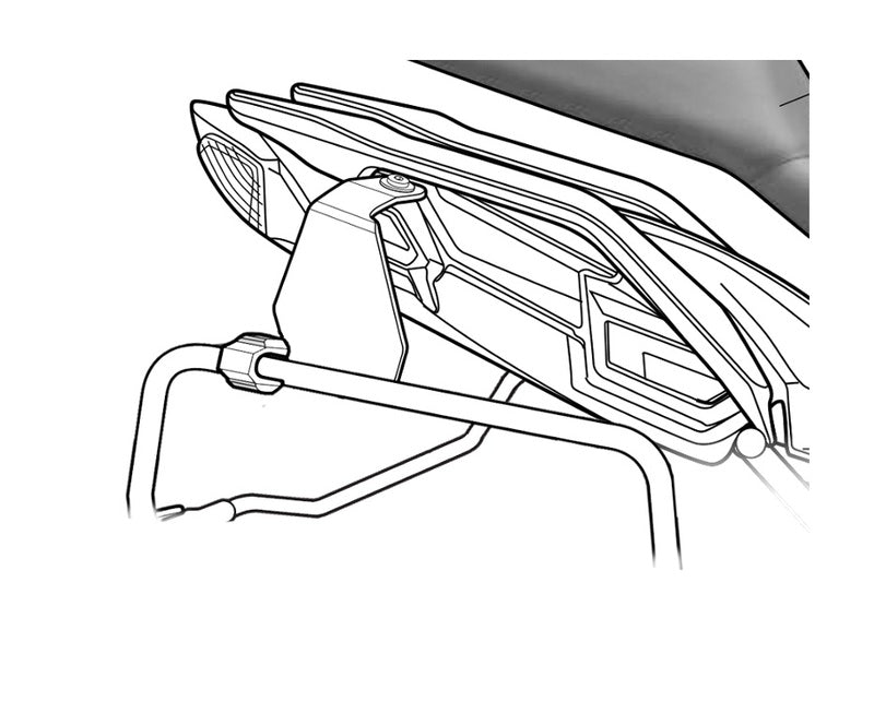 Kawasaki Versys 650 [SHAD] - 4P mounting kit