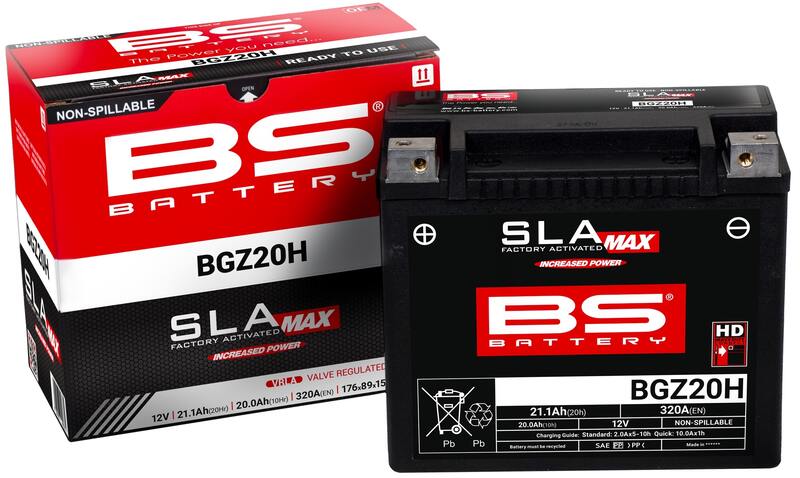 Harley Davidson Fxsts [BS BATTERY] - Batteria senza manutenzione SLA attivata in fabbrica - BGZ20H