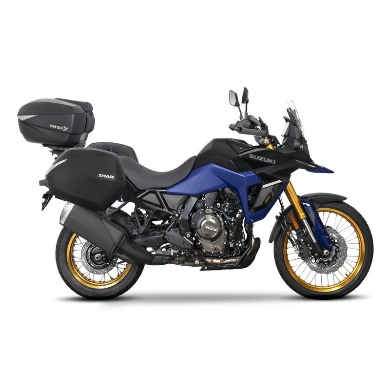 Suzuki V-Strom 800 [SHAD] - Système de fixation 3P (côté)