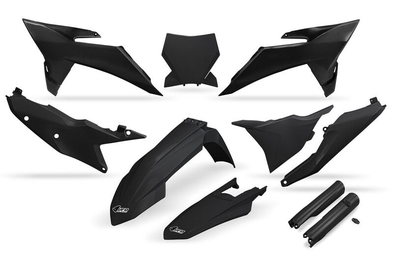 Ktm Sx 250 [UFO] - Standard plastic kit without fork protectors - Black
