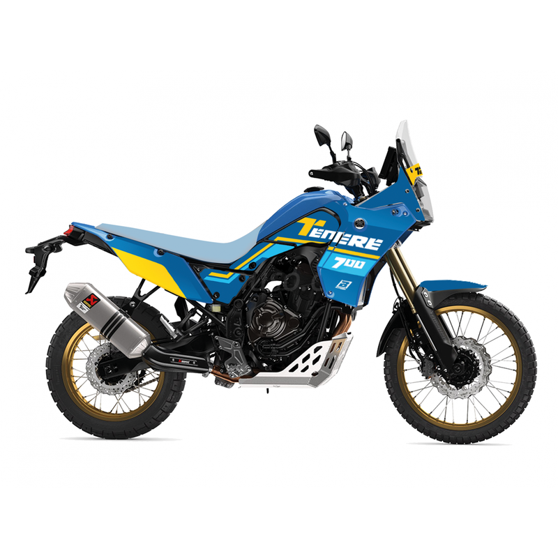 Yamaha Tenere 700 World Raid [BLACKBIRD] - Kit graphique Rally Ride - Bleu