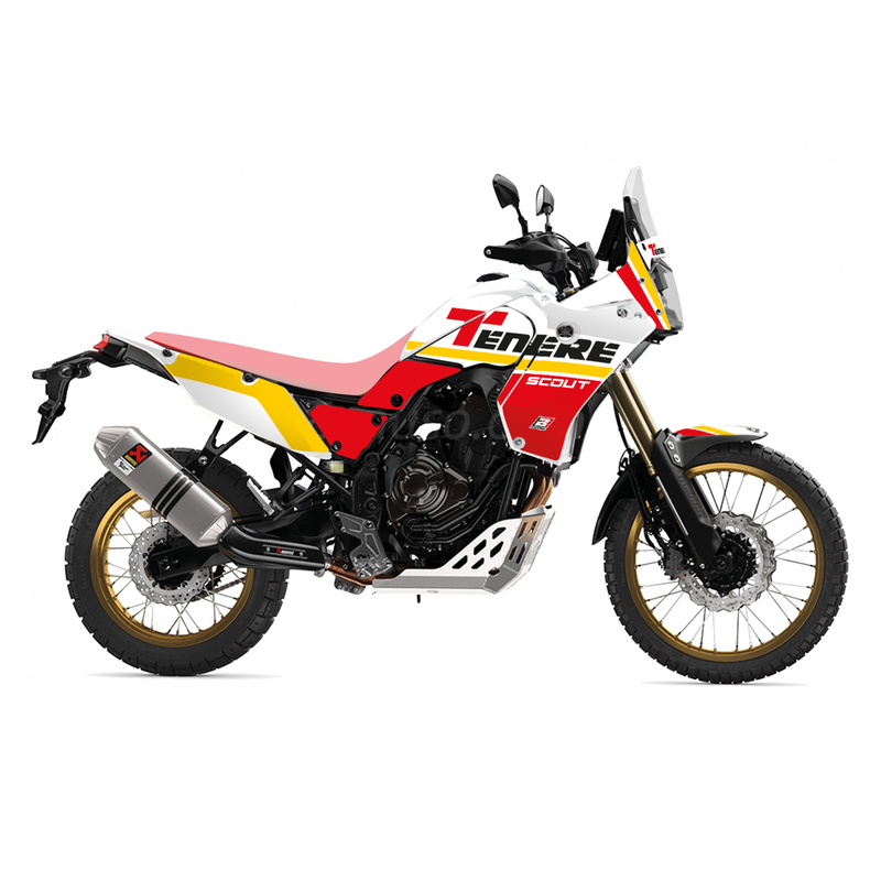 Yamaha Tenere 700 [BLACKBIRD] - Rally Ride Graphics Kit – Red