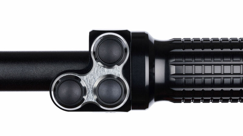 Motorcycle buttons Mo.Switch Basic, 3 buttons black/silver [MotoGadget]