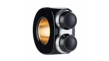 Boutons de moto mo.switch basic, 2 bouton noir / argent [Motogadget]