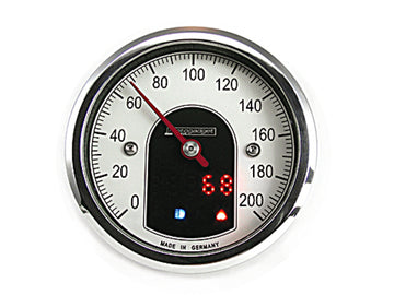 Analog Tacho motoscope tiny, poliert für Motorräder [MOTOGADGET]