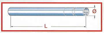 Yamaha Fj 1100 [TNK] - Gabelstandrohr - 41 x 615 mm