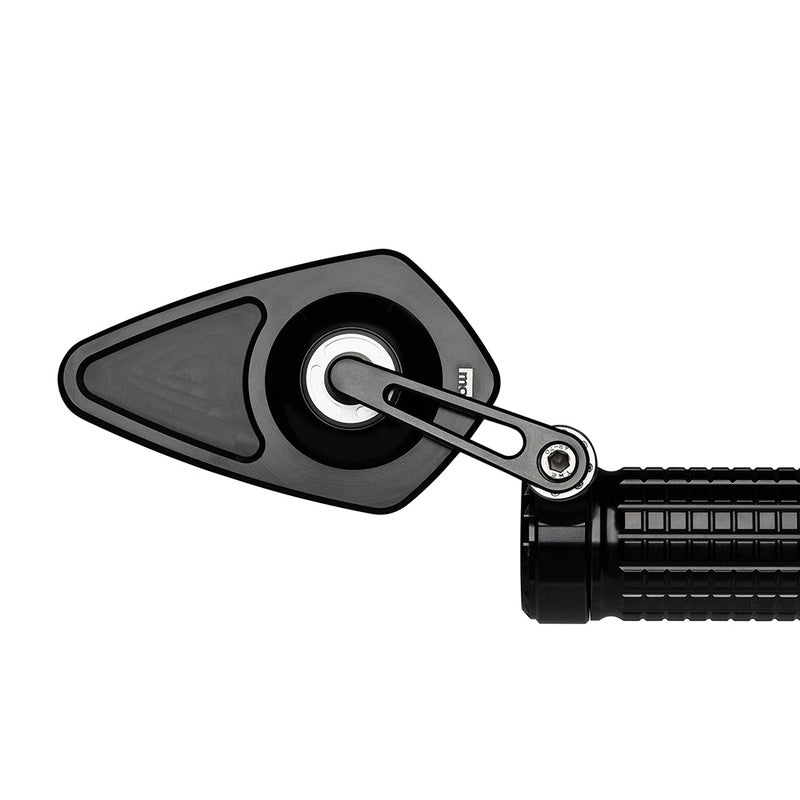 Mo.View Blade Flip Motorradspiegel, Raute, Schwarz [MOTOGADGET]