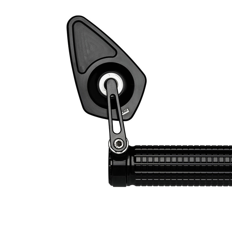 Mo.View Blade Flip Motorradspiegel, Raute, Schwarz [MOTOGADGET]