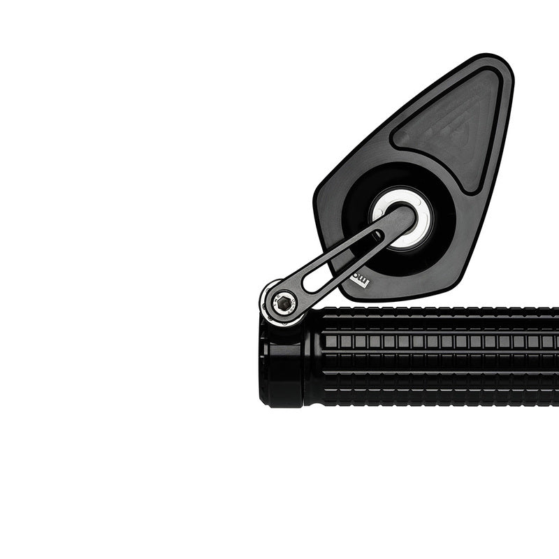 Mo.View Blade Flip Motorradspiegel, Raute, Schwarz [MOTOGADGET]