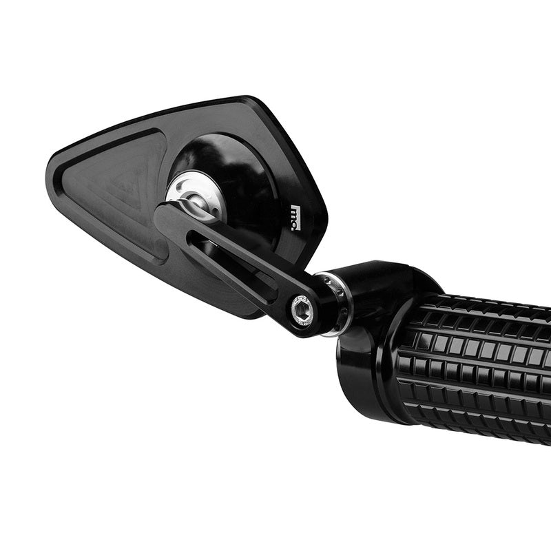 Mo.View Blade Flip Motorradspiegel, Raute, Schwarz [MOTOGADGET]