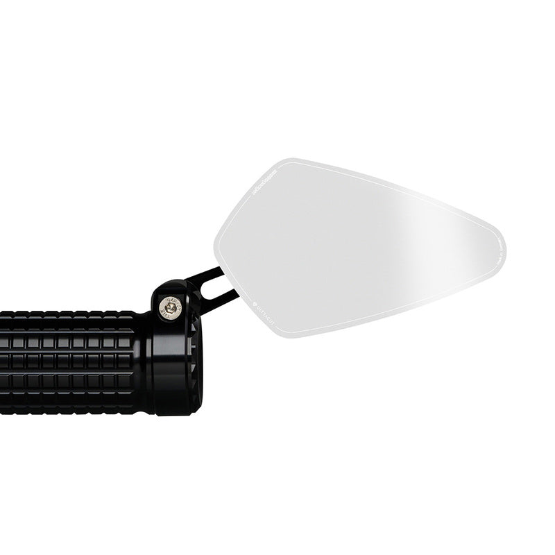 Mo.View Blade Flip Motorradspiegel, Raute, Schwarz [MOTOGADGET]