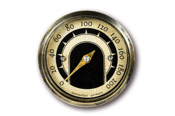 Analog Tacho mst vintage Messingring für Motorräder [MOTOGADGET] - 0