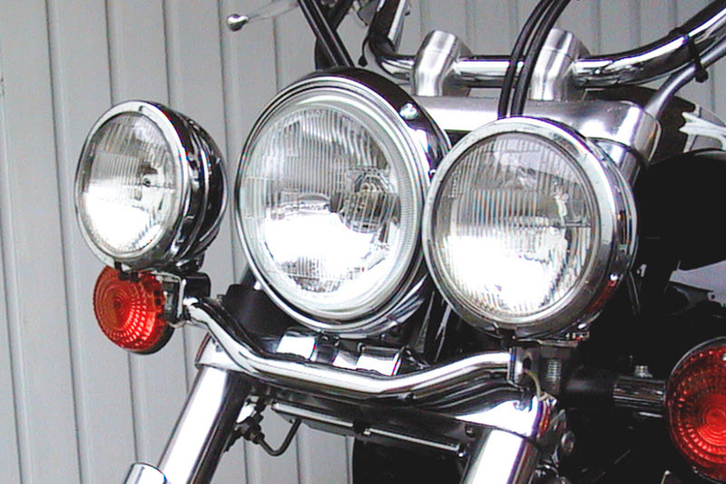 Yamaha Xvs 650 [FEHLING] - Lampenhalter für Zusatzscheinwerfer Yamaha XVS 650 96-03/1100 Drag Star 99-02