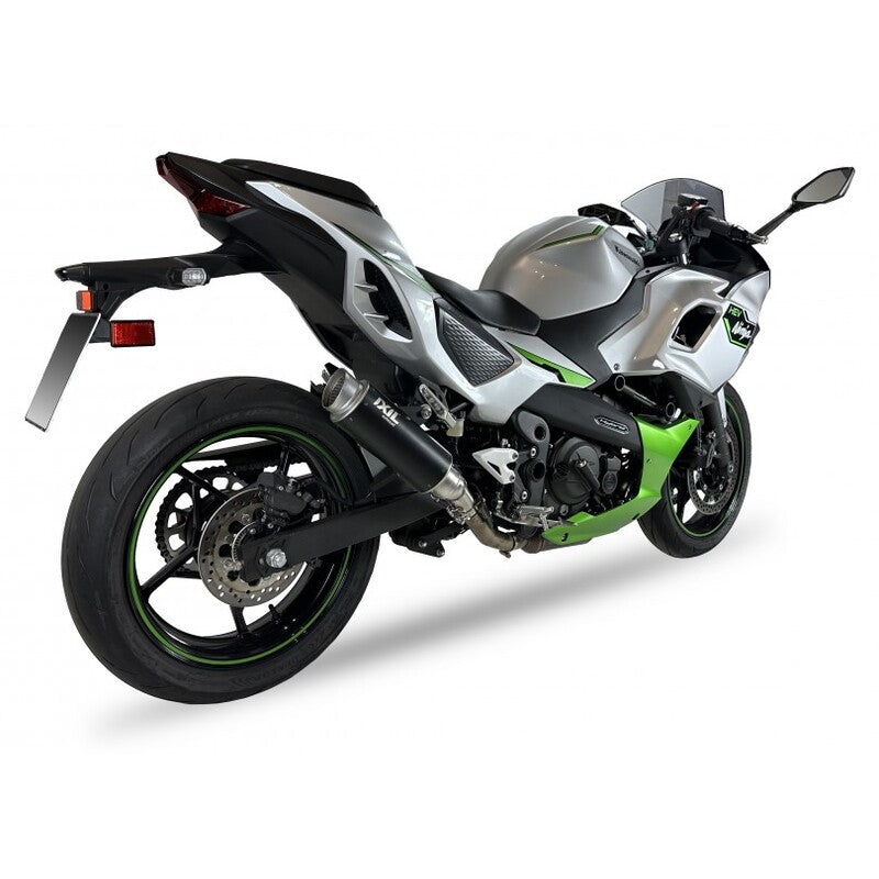 Kawasaki Z 500 [IXIL] - RC3B Silenziatore Slip-On Acciaio Inossidabile Nero