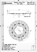 Yamaha Yzf R6 [BREMBO RACING] - UPGRADE Supersport rund schwimmend Bremsscheiben - paarweise
