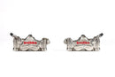 Aprilia Tuono 1000 [BREMBO RACING] - Pair of GP4RX - 1mm brake calipers (CNC machined - chrome plated) (with pads)-2