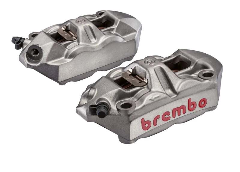 Suzuki Gsx-R 1300 Hayabusa [BREMBO RACING] - Paar einteilige M4-Bremssättel - 18mm/P4 34 (mit Belägen)