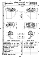 Aprilia Dorsoduro 1200 [BREMBO RACING] - UPGRADE GP4-RB 4-piston brake calipers (pair) front, Ø 30/34 mm-4