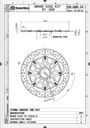 Ktm Super Duke 1290 [BREMBO RACING] - UPGRADE dischi freno flottanti T-Drive - 208A98524
