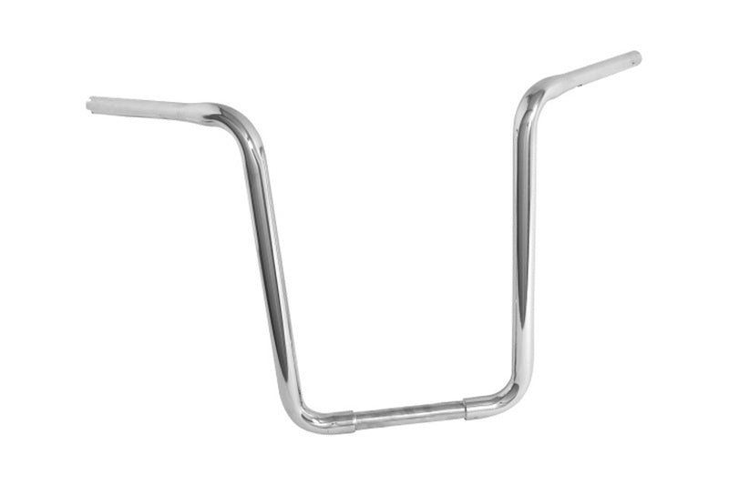 Honda Vt 750 [HIGHWAY HAWK] - Manubrio Fat Apehanger 1 pollice con 3 fori, larghezza 880 mm altezza 430 mm, cromato