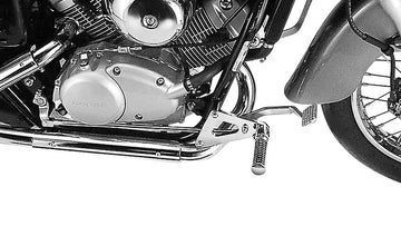 Honda Vt 125 [BURCHARD EXCELLENCE] - sistema pedana avanzata con ABE, +16 cm, Honda VT 125 Shadow, Sundance orig. Leva, cromata