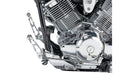 Yamaha Xvs 1100 Drag Star [BURCHARD EXCELLENCE] - système de repose-pieds avant avec ABE, +19 cm, Yamaha XVS 1100 Drag Star /Classic, fraisé Sundance, chromé