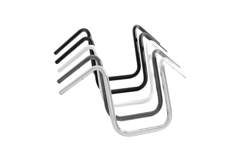 Harley Davidson Fxst [HIGHWAY HAWK] - Guidon Bad Hawk, 1 pouce (25,4 mm), avec 3 trous, noir mat