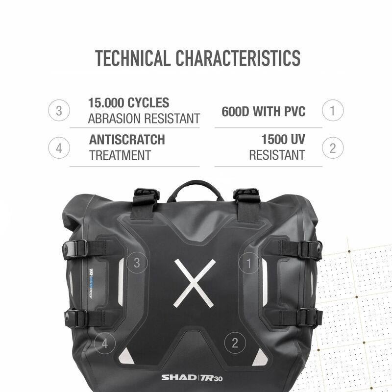 Honda X-Adv [SHAD] - Sacs étanches Terra TR30