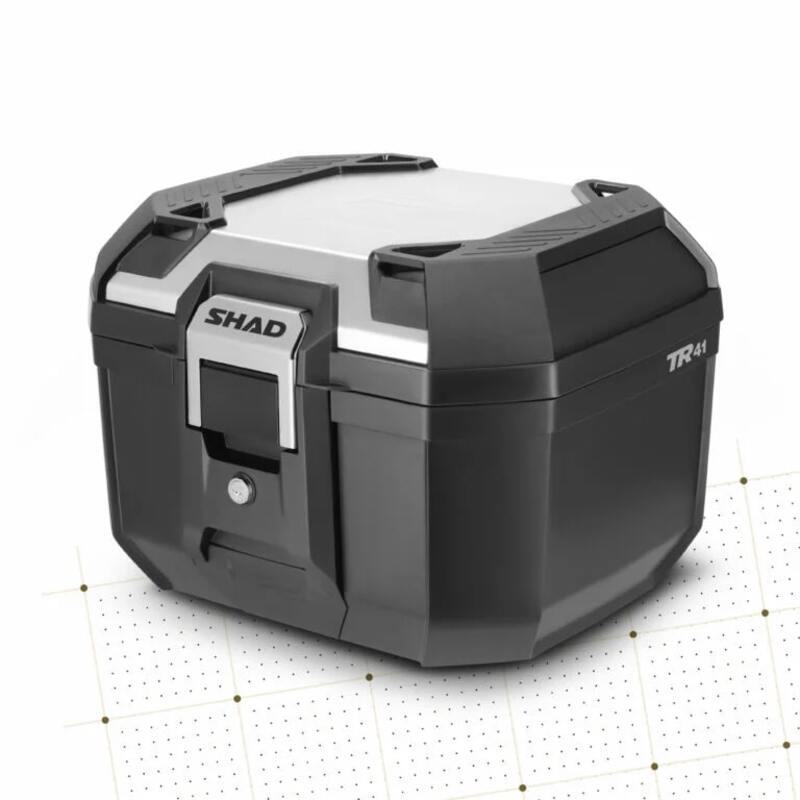 [SHAD] - Topcase Terra TR41 Schwarz/Alu-Abdeckung