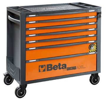 Carrello portautensili BETA XL con 7 cassetti e assortimento di utensili da 418 pezzi