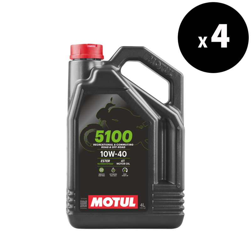 5100 4T 10W40 Motoröl 4L - 4er Pack [Motul]