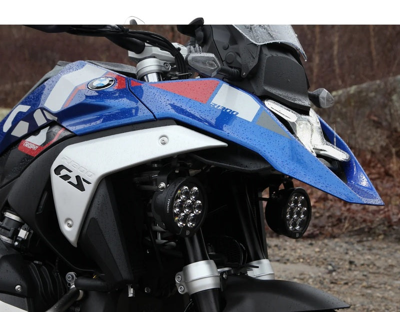 Bmw R 1300 Gs Trophy [DENALI] - Set luci D7 LED 10W - con controller CanSmart Gen II e supporto