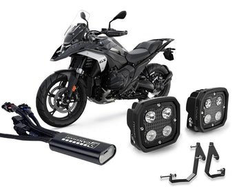 Bmw R 1300 Gs Trophy [DENALI] - D4 LED 10W lighting set - with CanSmart Gen II controller and holder