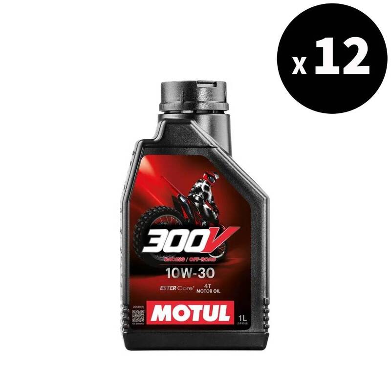 Huile à moteur 10W30 4T hors route 1L x12 [motul]