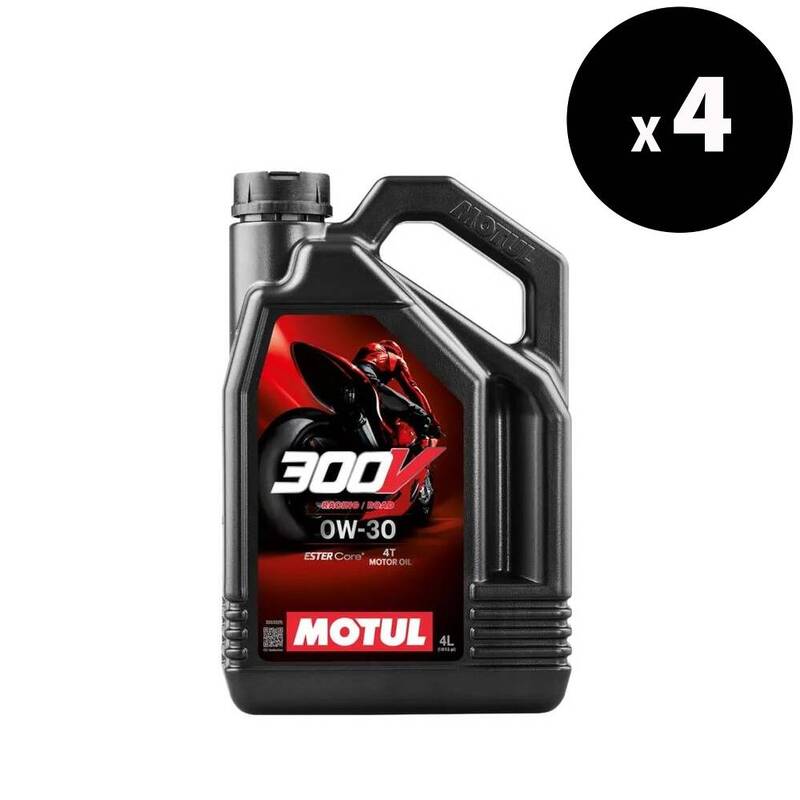 Olio motore 0W30 4T 4L per gare di strada [Motul]