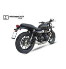 Triumph Street Twin [IXIL] - Silenziatore Slip On Ironhead Conico (destro + sinistro)