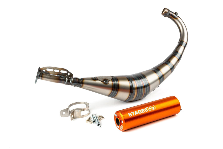 Derbi Senda DRD Racing SM 50 2T D50B0 [2012–] - Pot d'échappement Streetrace CNC Orange