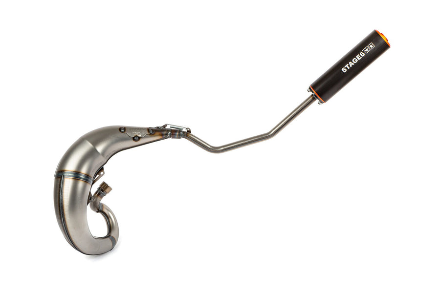 Aprilia RX Factory 50 2T - exhaust orange black