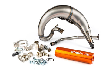 Derbi Senda R X-Race Trail '05 - '10 50 2T D50B0 - Auspuff Streetrace CNC orange
