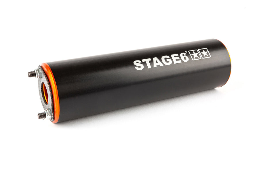 Beta RR-T SM 50 2T - Pot d'échappement Streetrace High Mount gauche orange noir