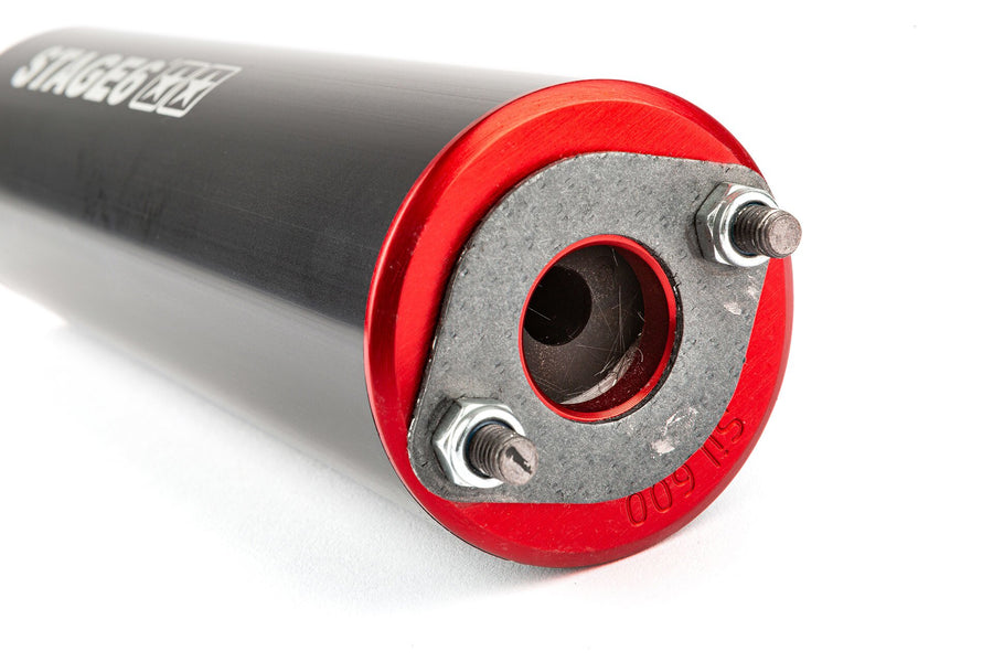 Beta RR SM 50 2T - Scarico Streetrace Rosso Nero