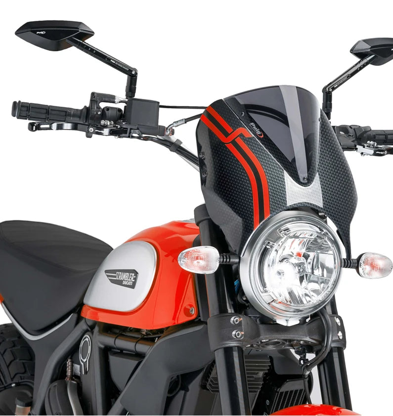 DUCATI SCRAMBLER DESERT SLED [2025] – Visière de pare-brise RetroVision – Teintée